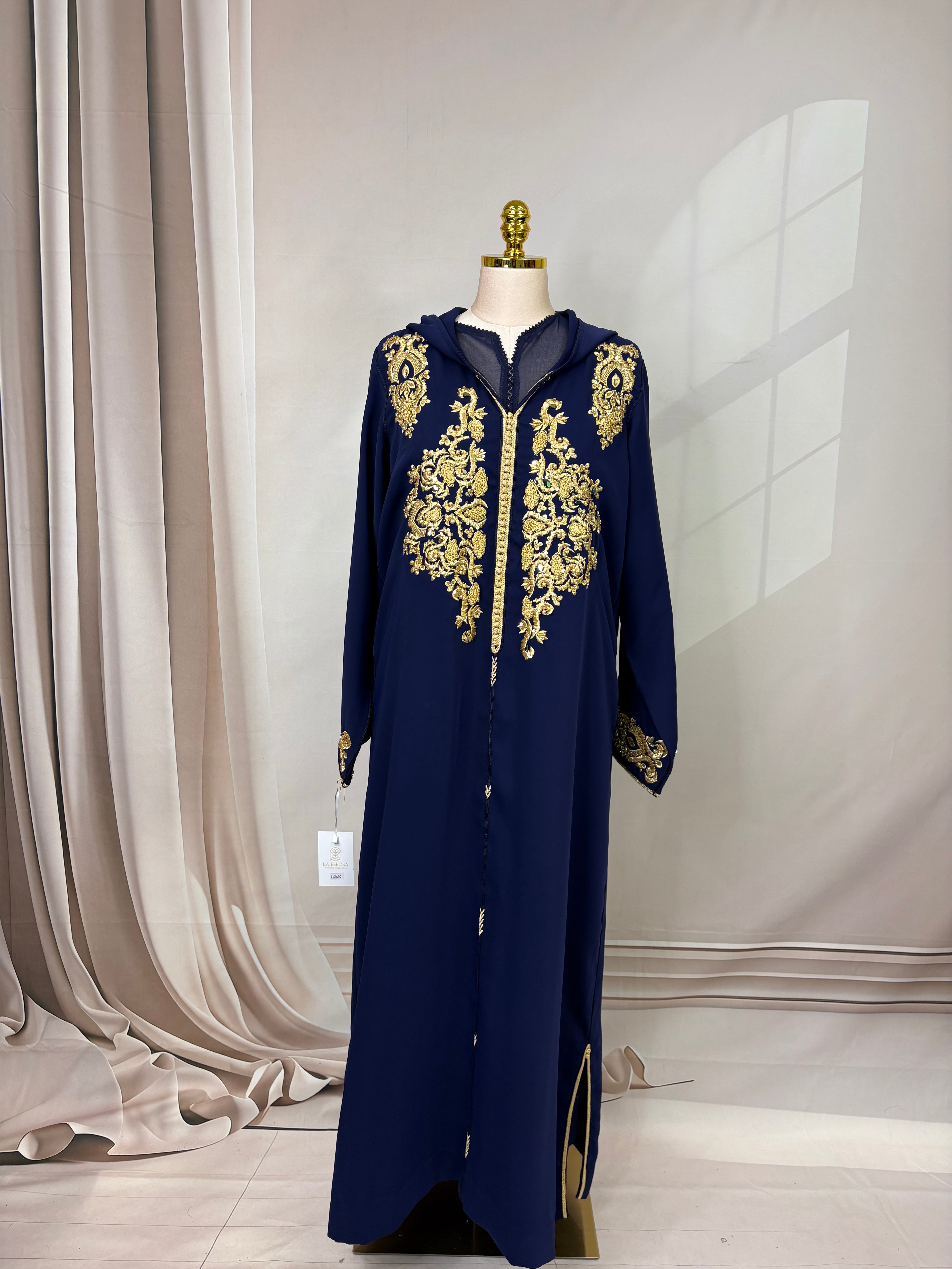 Djellaba Donkerblauw