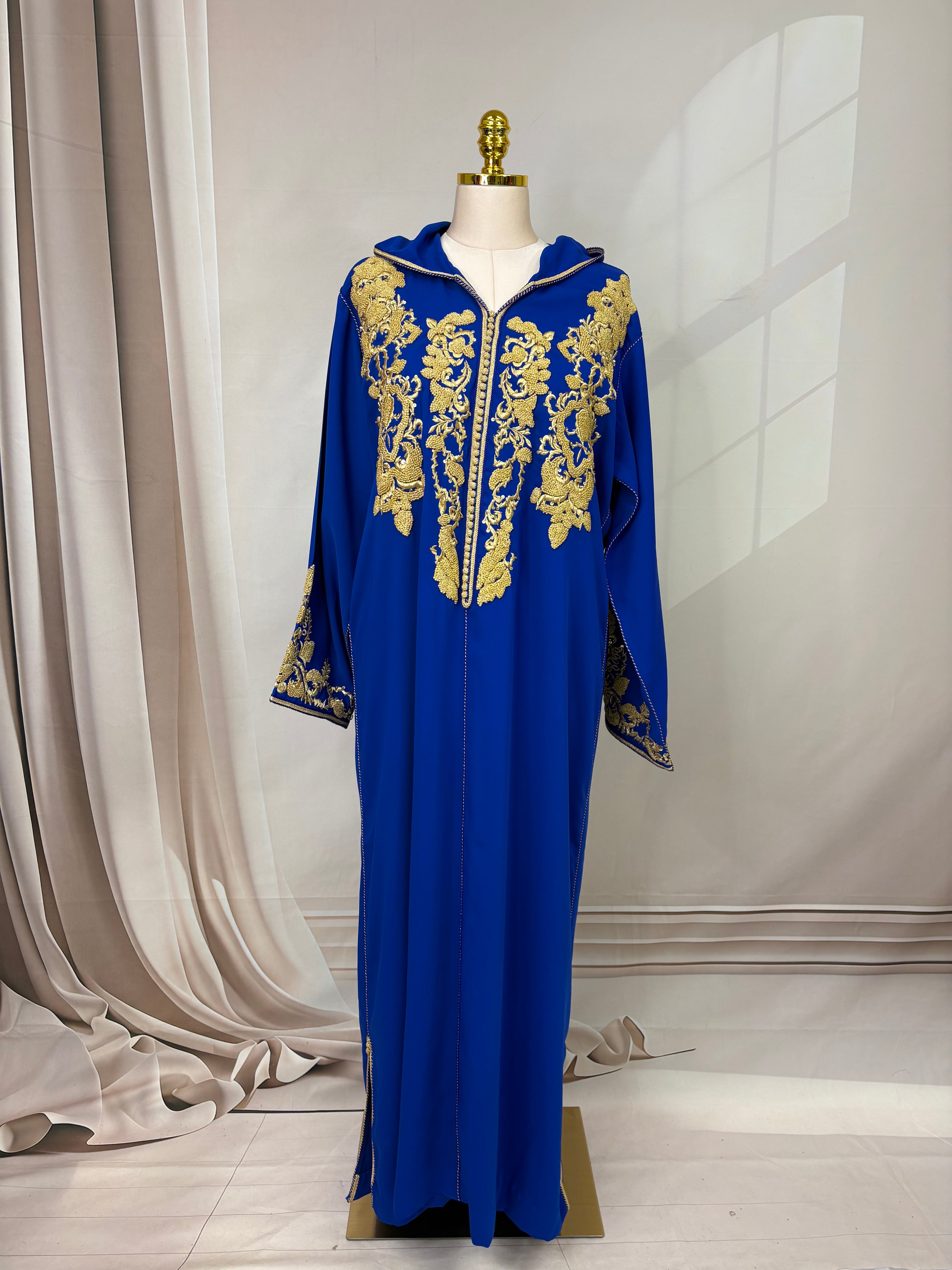 Djellaba Blauw 2